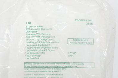 LSL 2885 Sterile CVC Dressing Change Kit (x)